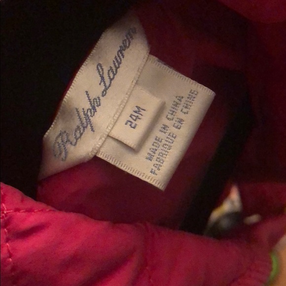 Ralph Lauren Quilted Jacket 24 months - Picture 4 of 4